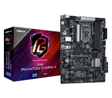 ASRock Z590 Phantom Gaming 4 Intel Z590 LGA1200 ATX Motherboard with PCIe 4.0 and M.2 Key-E